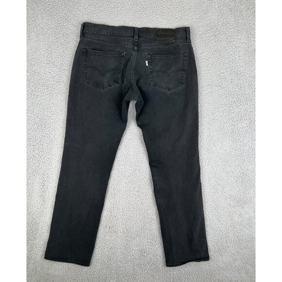 Levi’s Premium Stretch Slim Taper Jeans Black Big E 32x32 (Actual 30x29) USA - Picture 2 of 13